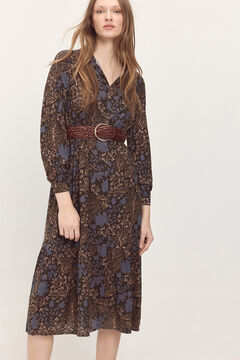 Fifty Outlet Vestido boho. natural