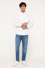 Fifty Outlet Camisa popelín lisa Blanco