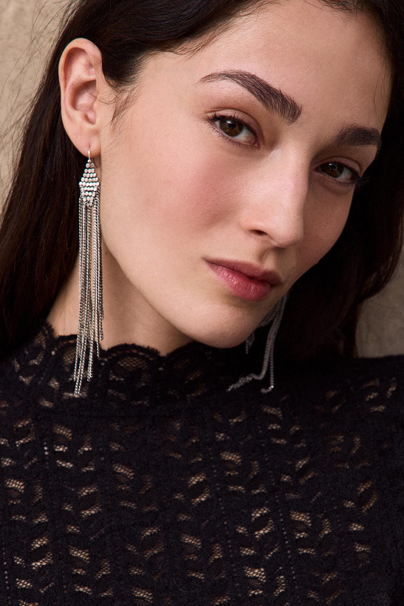 Slowlove Aretes rombo cadenas