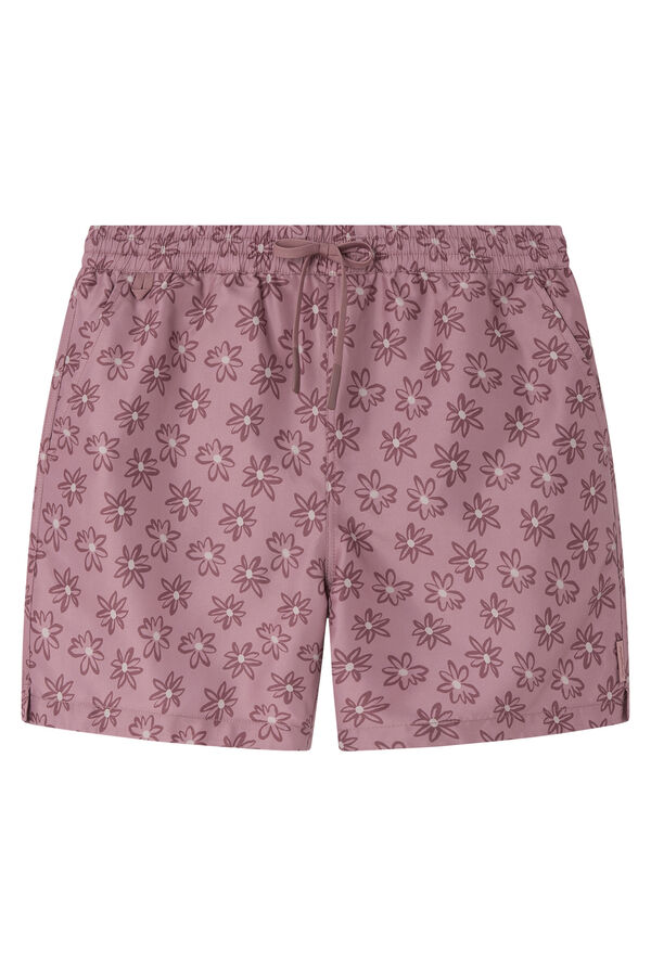 Springfield Bañador estampado flores naranja