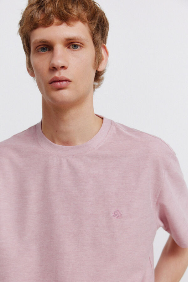 Springfield Playera de oxford rosa