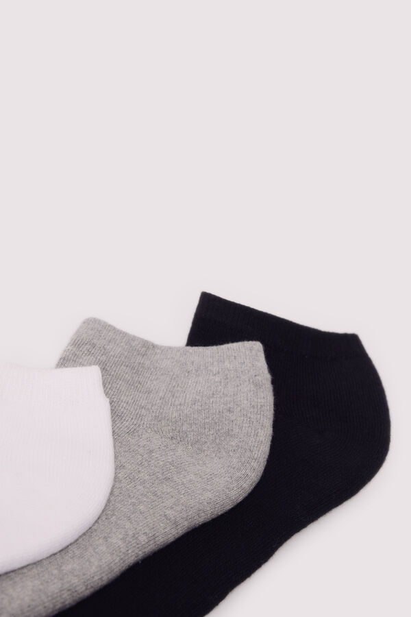 Springfield Pack 3 calcetines tobilleros  gris