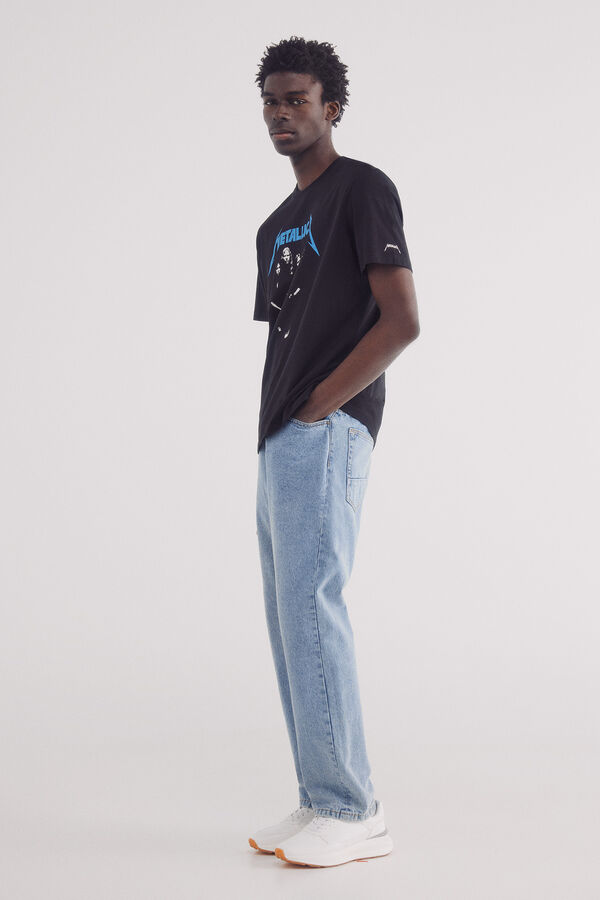Springfield Playera Metallica negro