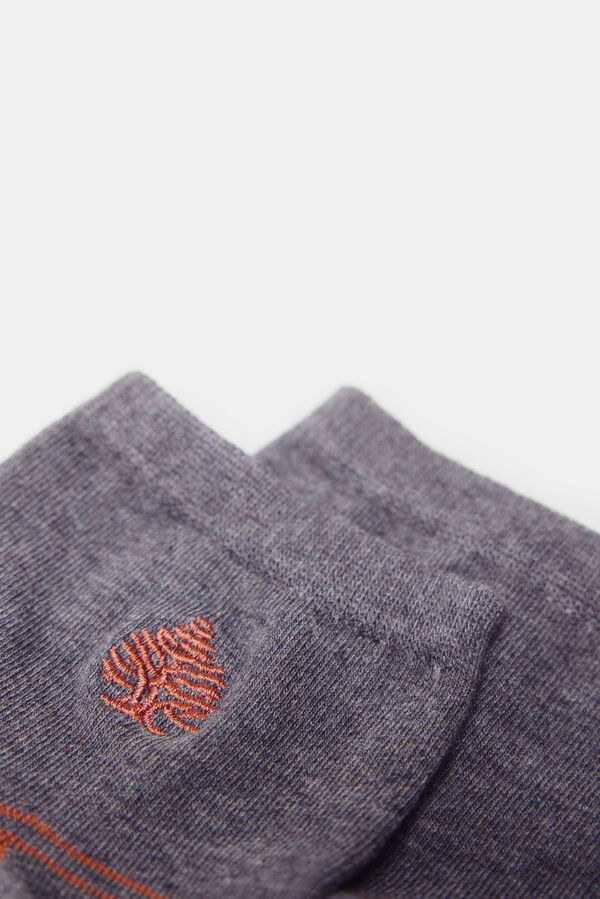 Springfield Calcetín deportivo tobillero gris