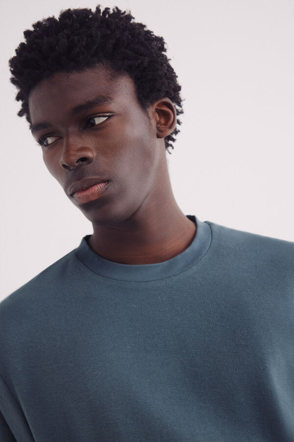 Springfield Playera textura azul