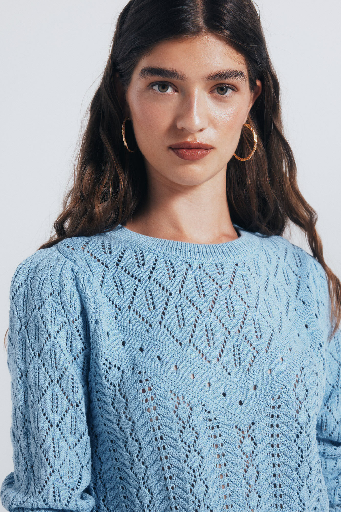 Springfield Su&eacute;ter tejido pointelle