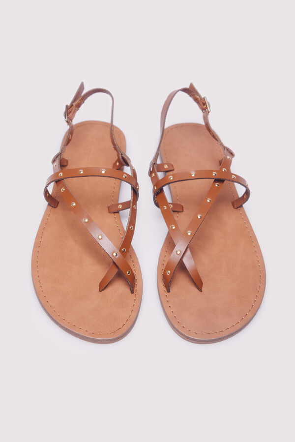 Springfield Sandalia tiras tachas estampado