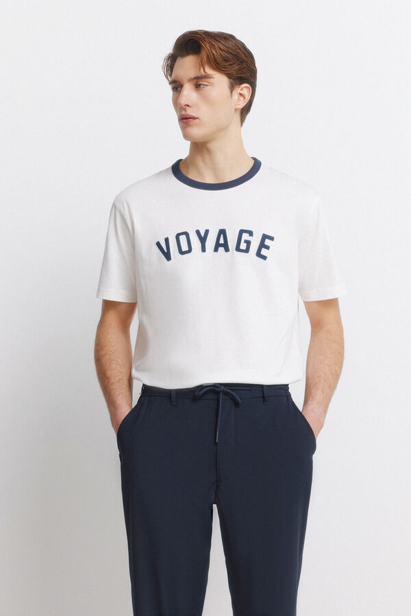 Springfield Pantal&oacute;n recto holgado azul