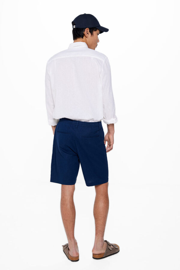 Springfield Bermuda lino azul
