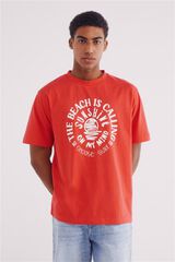 Springfield Camiseta beach calling rojo