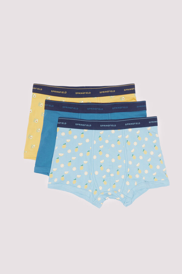 Springfield Pack 3 bóxeres estampados estampado