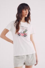 Springfield Playera Snoopy "Roadtrip" estampado