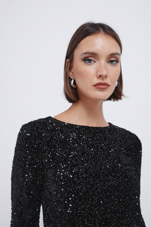 Springfield Vestido corto negro