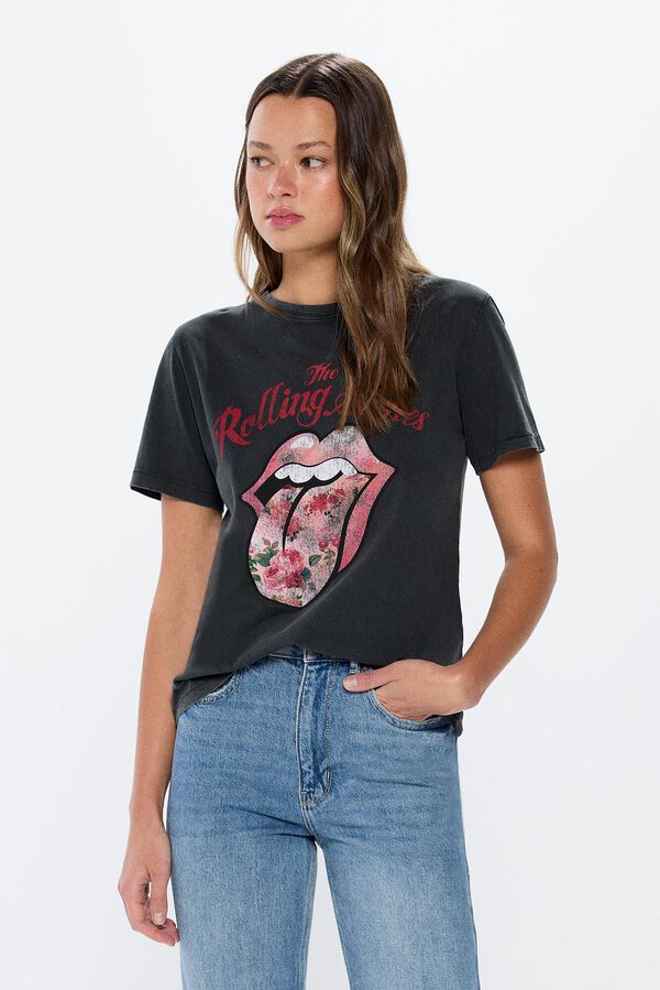 Springfield Playera "The Rolling Stones" gris