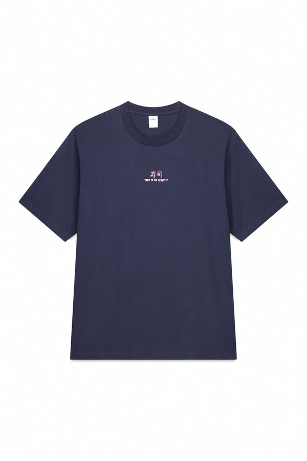 Springfield Camiseta take it or leave it azul