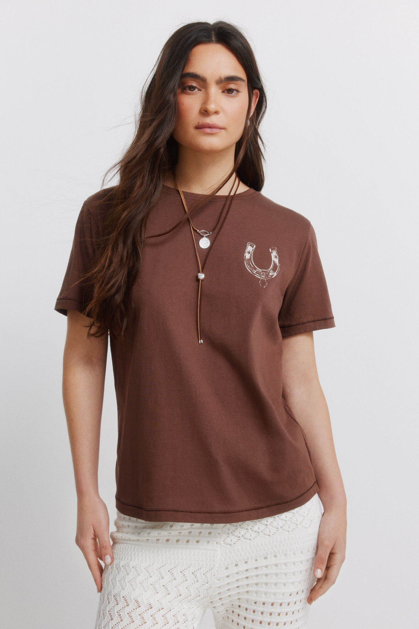 Springfield Playera de algod&oacute;n con estampado