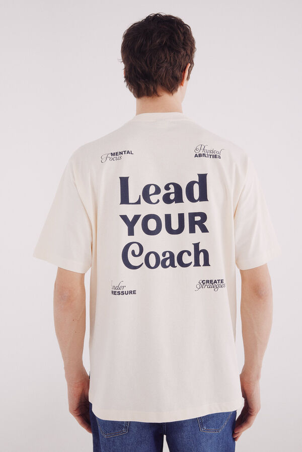 Springfield Camiseta lead your coach blanco