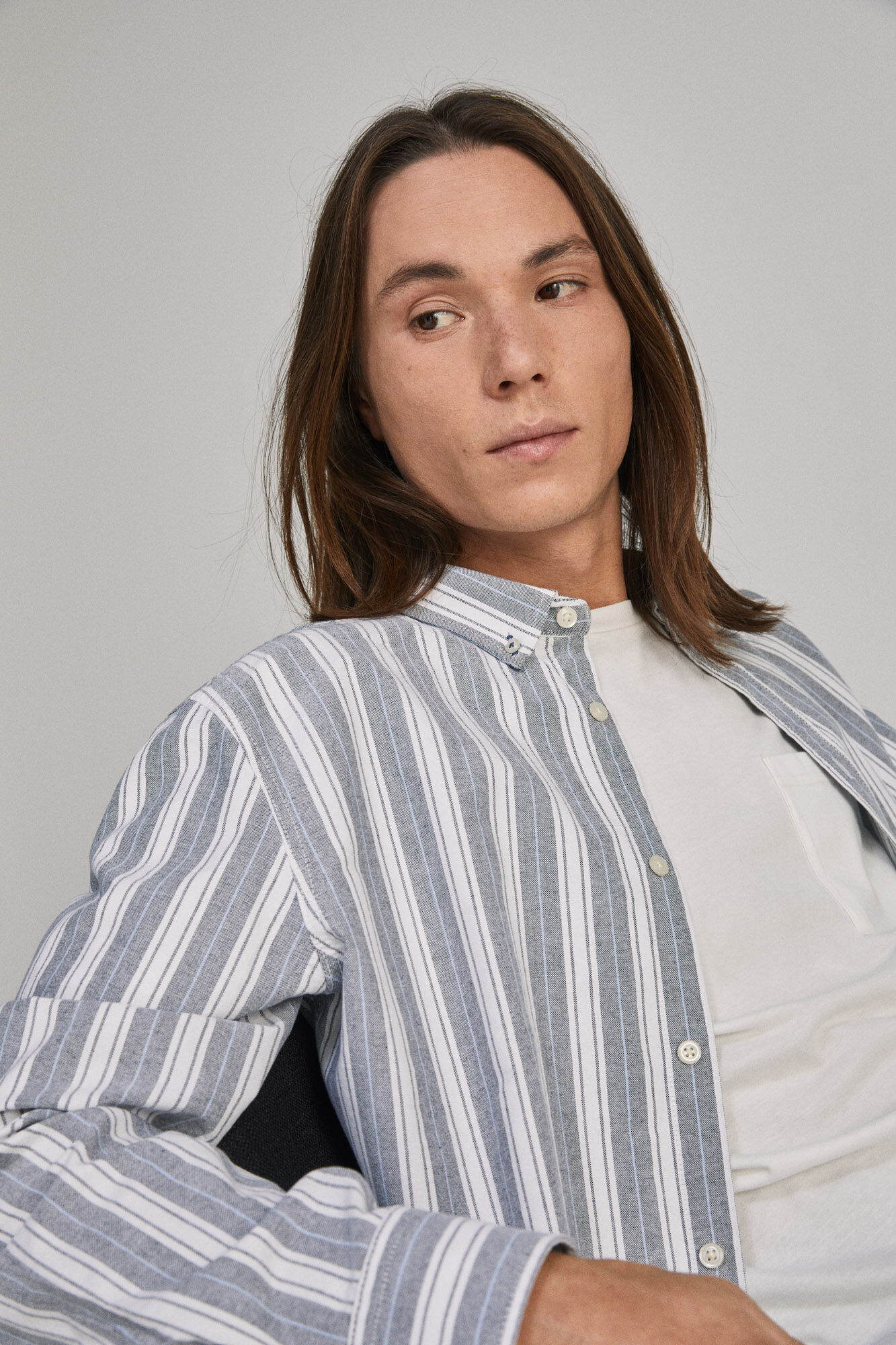 Camisa oxford rayas Camisas de hombre WomenSecret MX