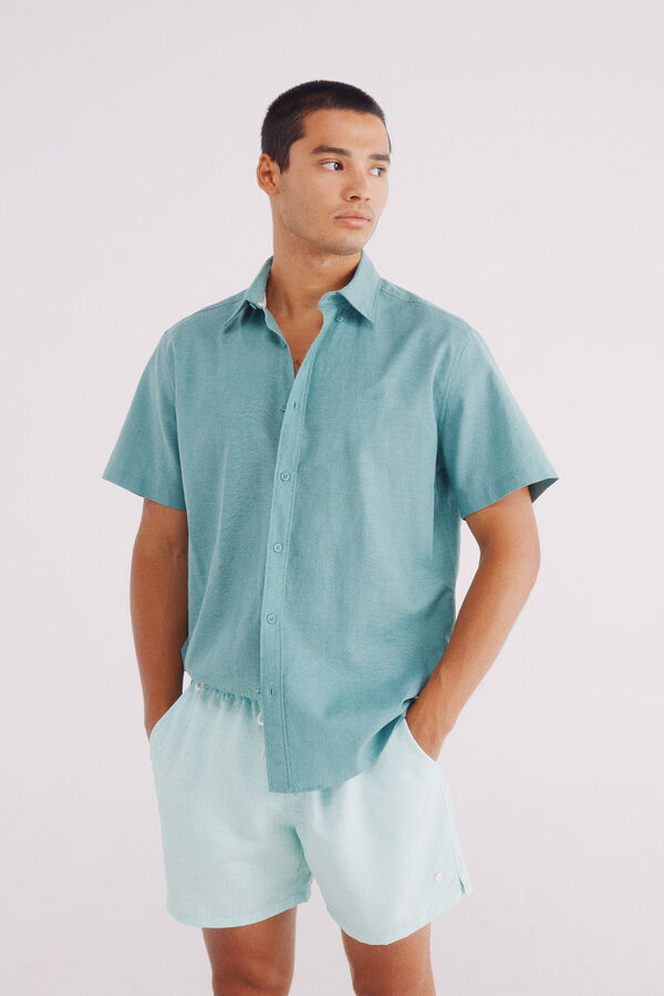 Springfield Bañador estampado verde
