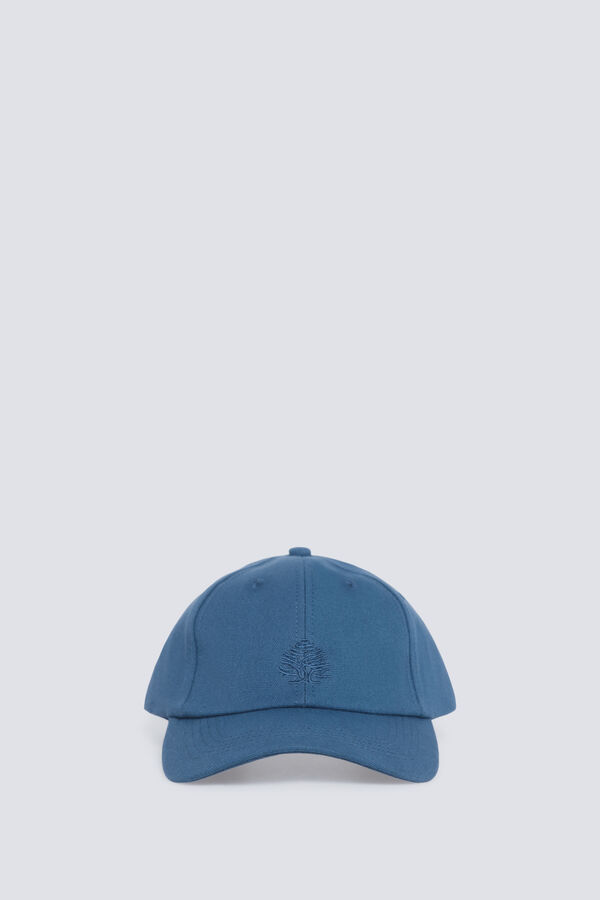 Springfield Gorra b&aacute;sica con logo en relieve Springfield azul tinta