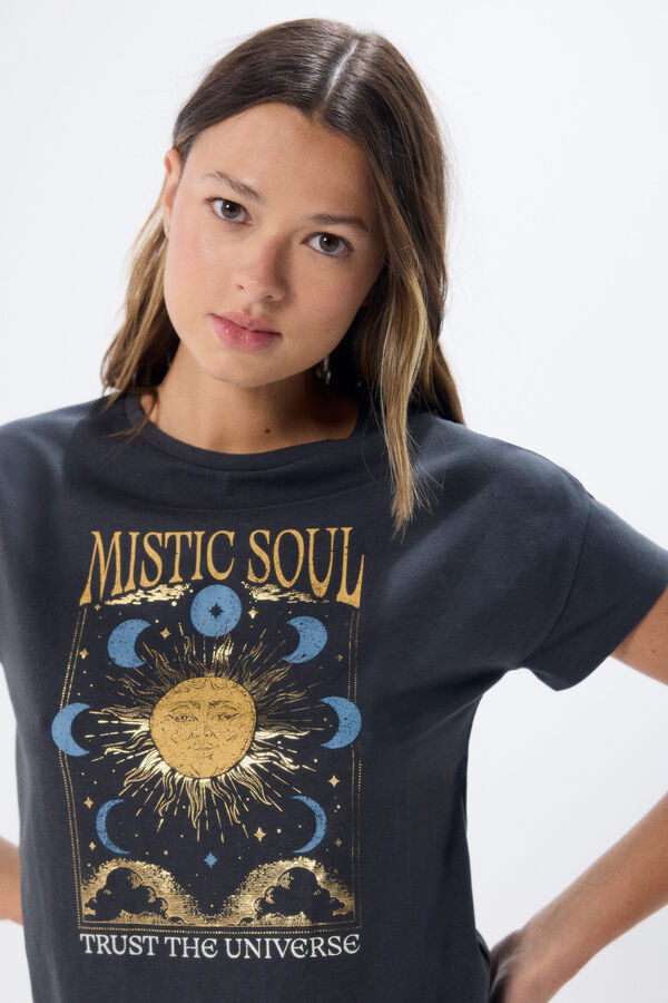 Springfield Playera "Mistic soul" gris