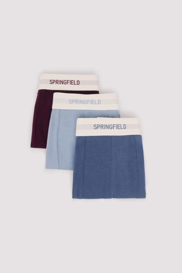 Springfield Pack 3 boxers azul