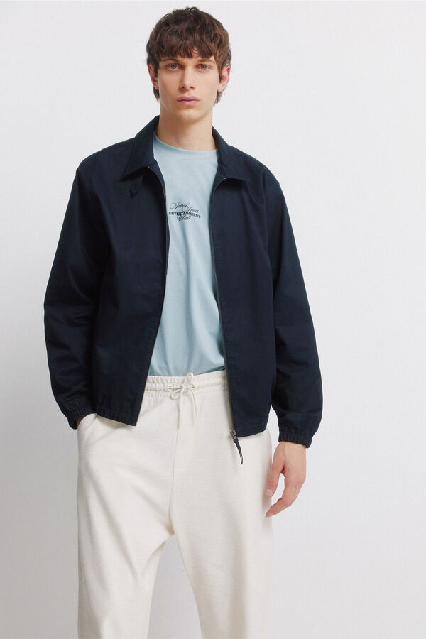 Springfield Pantal&oacute;n jogger recto blanco