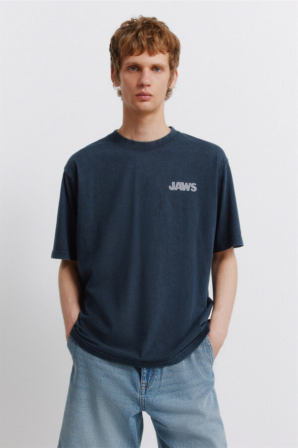 Springfield Playera Jaw Aniversary azulado