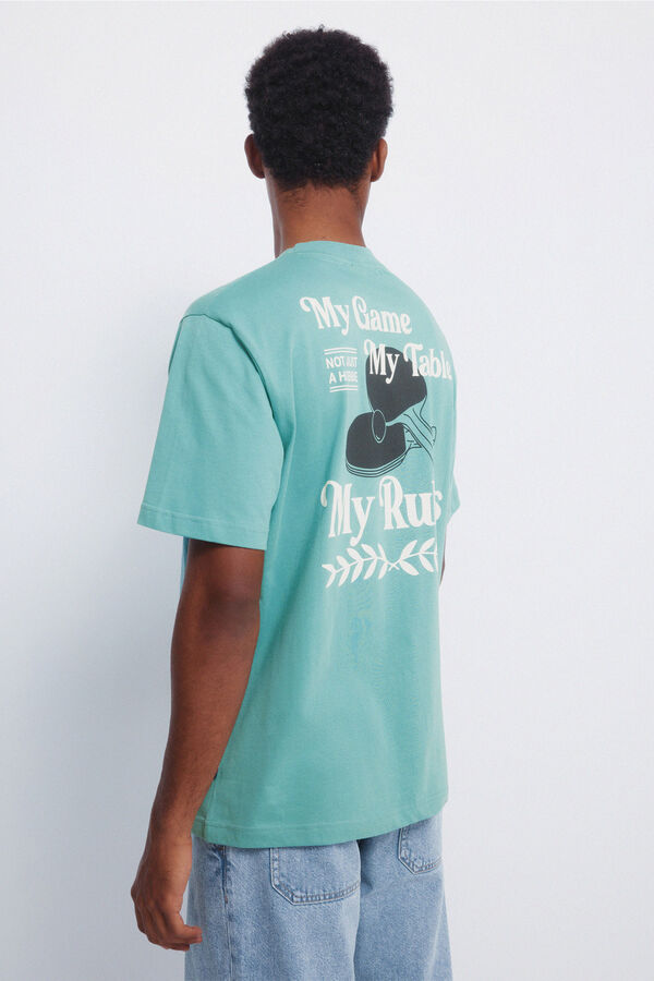 Springfield Playera de ping pong verde