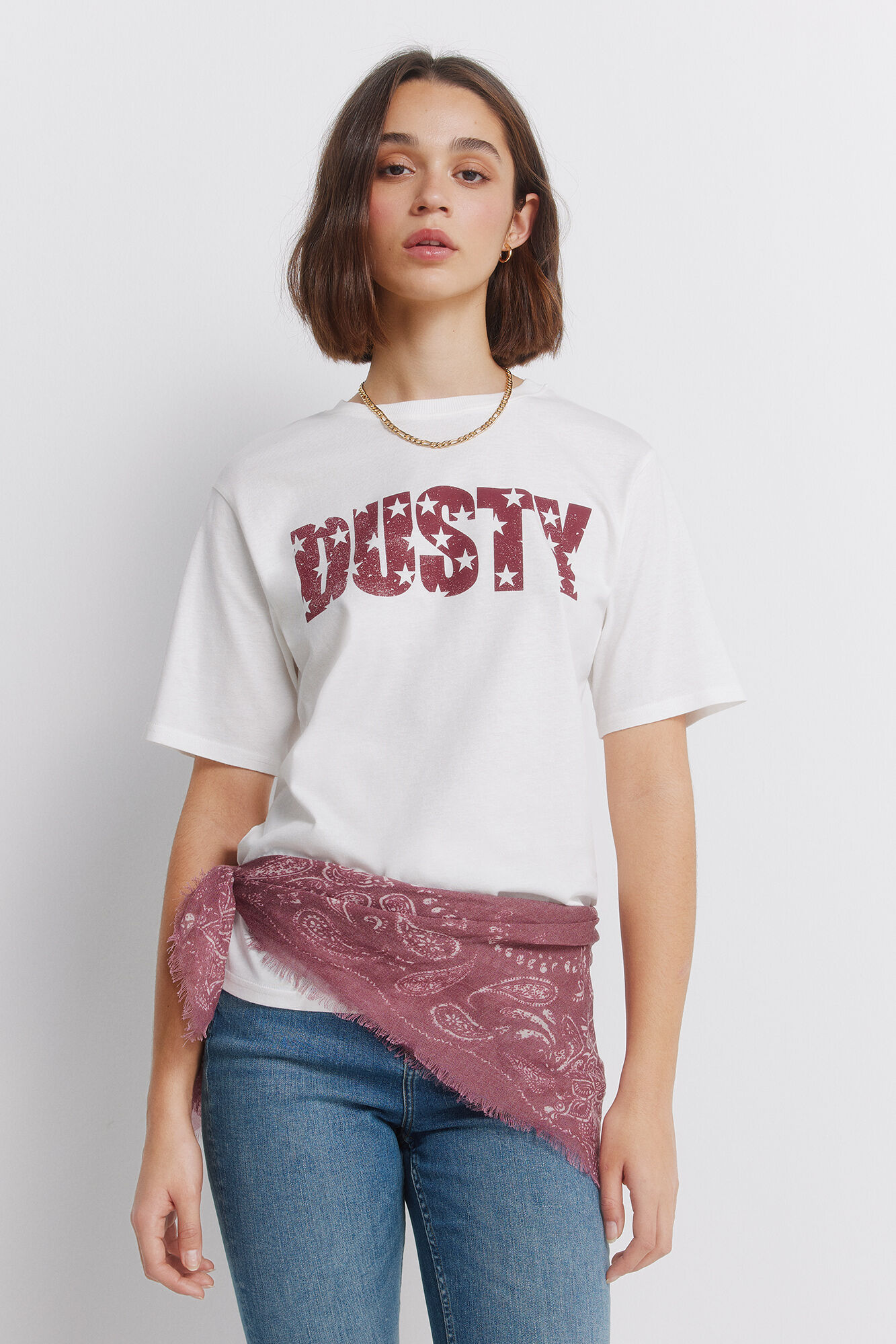 Springfield Playera cuello acanalado dusty