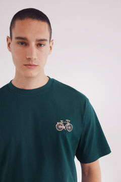 Springfield Playera don't look back verde