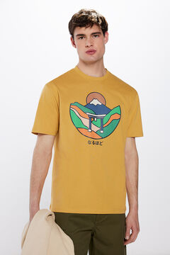 Springfield Playera monte japonés amarillo