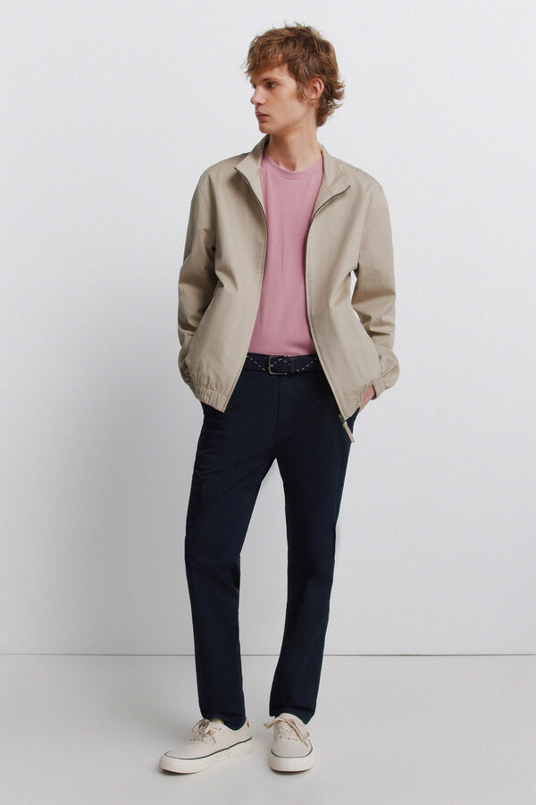 Springfield Camiseta b&aacute;sica logo Springfield rosa