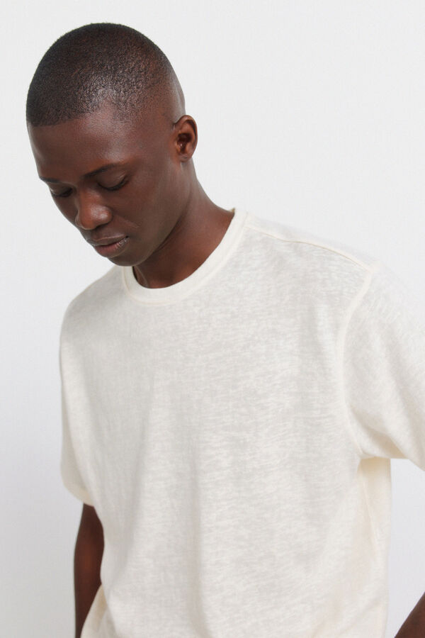Springfield Playera r&uacute;stica blanco