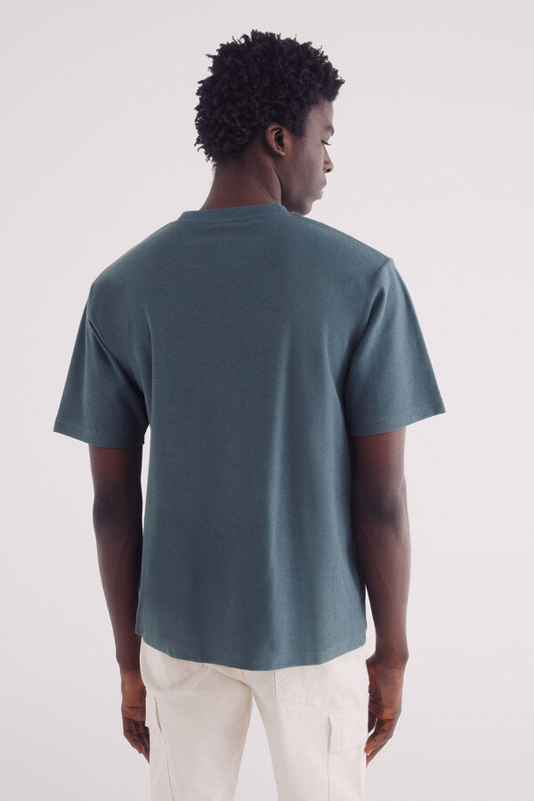 Springfield Playera textura azul