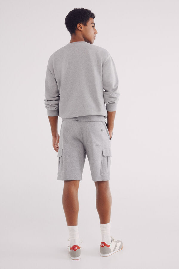 Springfield Bermudas texturizadas gris