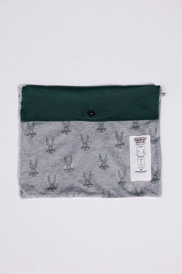 Springfield Pijama largo Looney Tunes verde