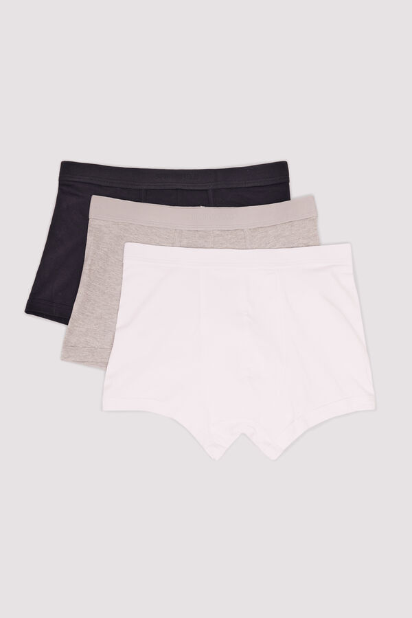 Springfield Pack 3 bóxers básicos gris
