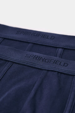 Springfield Pack 2 bóxers básicos azul