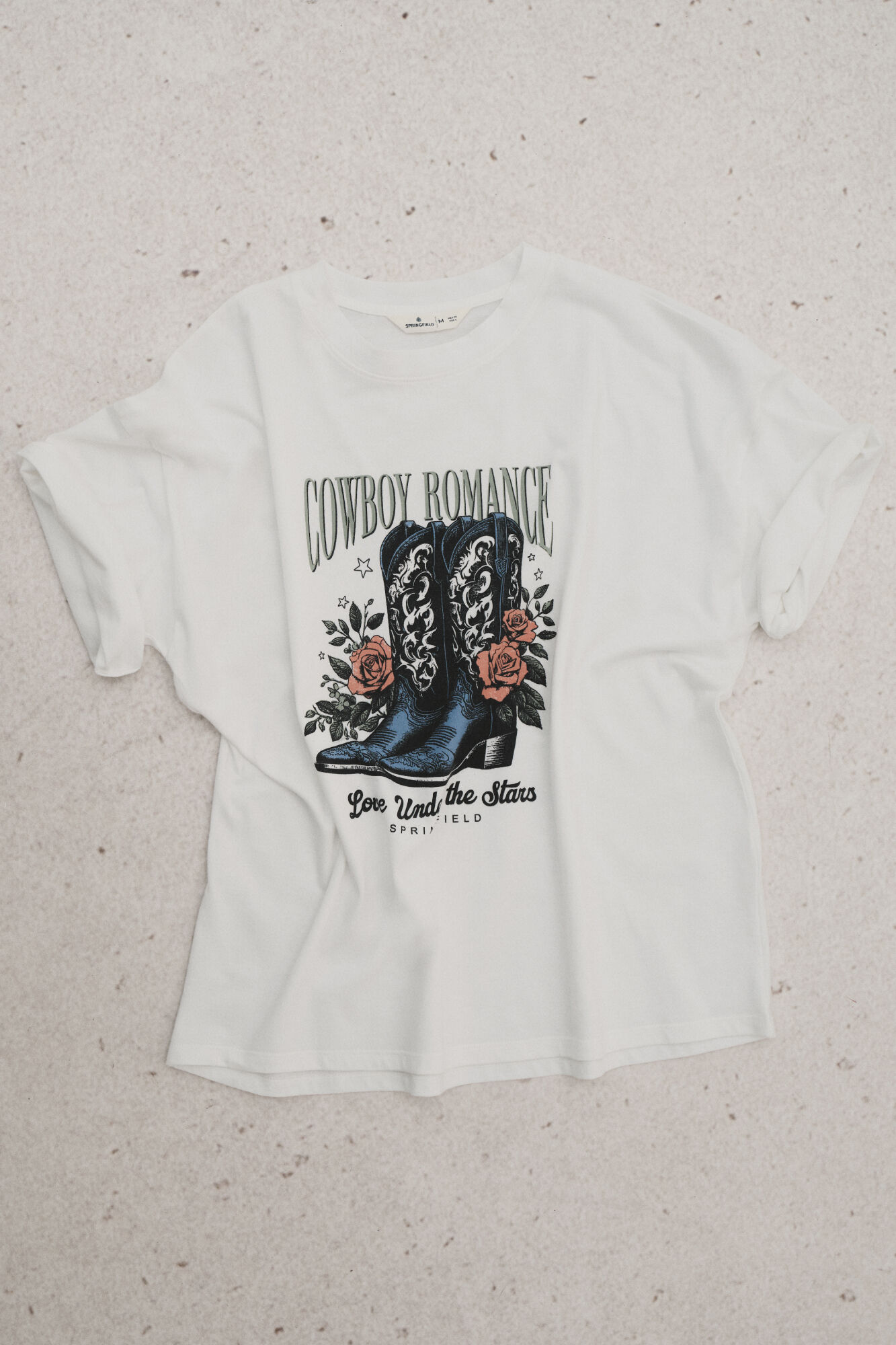 Springfield Playera gr&aacute;fica western