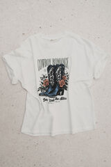 Springfield Playera gr&aacute;fica western caf&eacute;