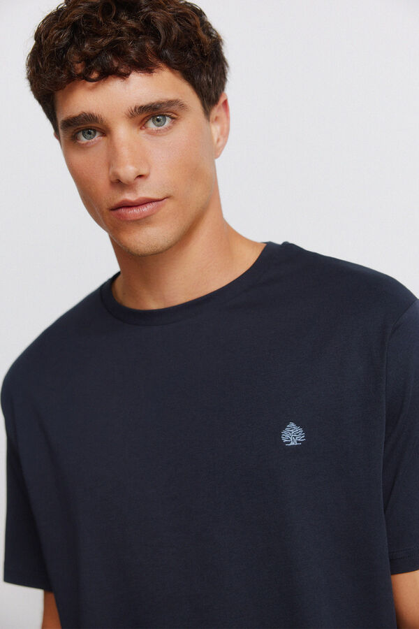 Springfield Playera b&aacute;sica logo Springfield azul