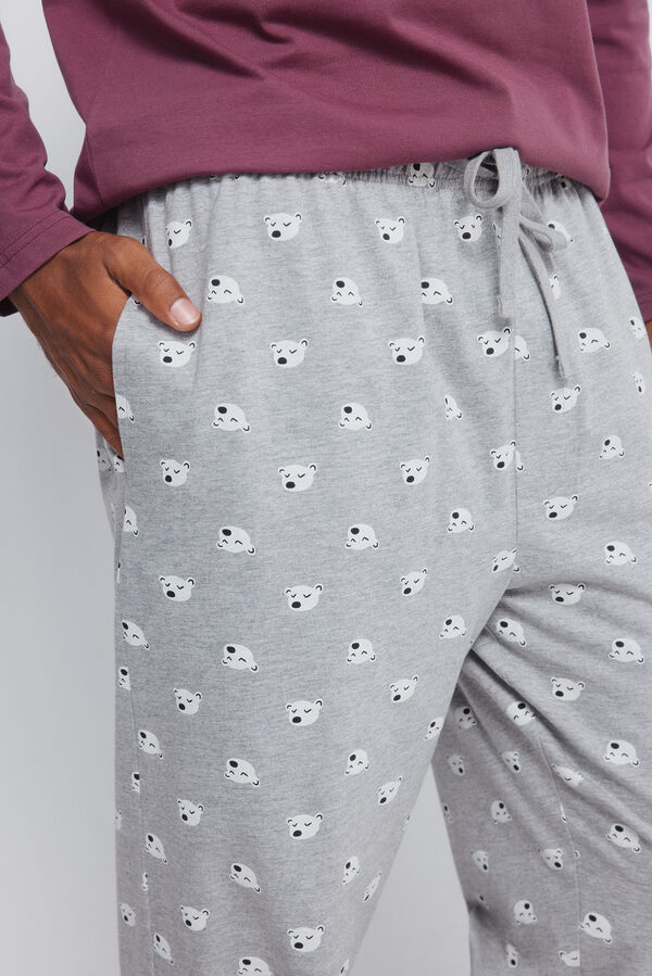 Springfield pijama larga azul