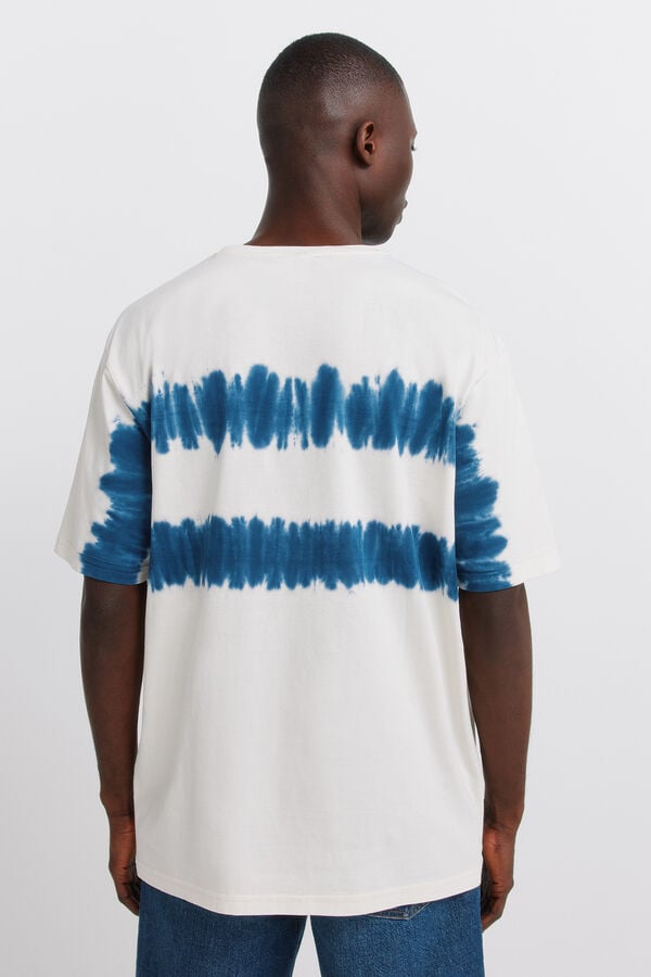 Springfield Playera tie & dye blanco