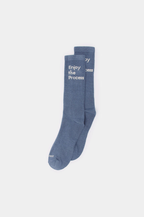 Springfield Pack 3 calcetines palabras azul