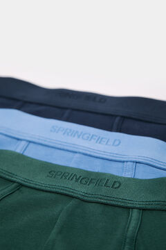 Springfield Pack 3 bóxers básicos azul
