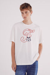 Springfield Camiseta Felix The Cat marfil