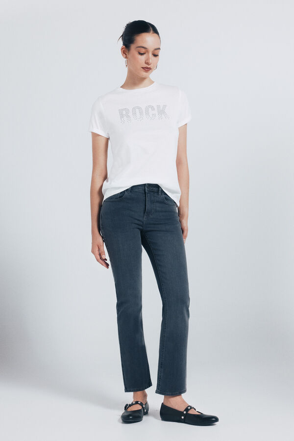 Springfield Playera "Rock" estampado