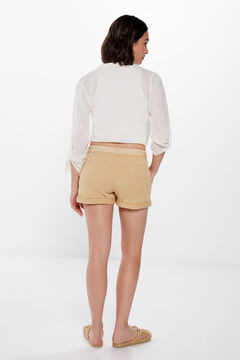 Springfield Short Chino Cinturón estampado