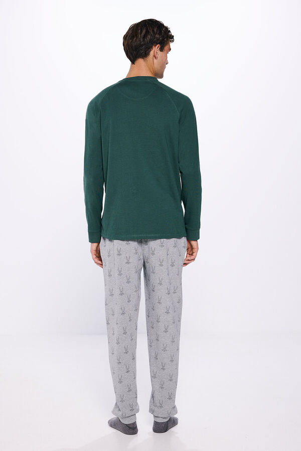 Springfield Pijama largo Looney Tunes verde